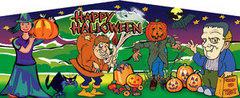 Halloween Art Panel Halloween Art Panel